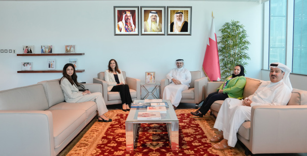 <p>Industry and Commerce Minister Abdulla bin Adel Fakhro received Egyptian Ambassador Riham Abdelhamid Mahmoud Ibrahim Khalil. During the meeting, both sides reviewed the long-standing relations between Bahrain and Egypt and discussed means to further strengthen co-operation, particularly in the economic and investment sectors.</p>
<p>The minister commended the ambassador&rsquo;s efforts in enhancing bilateral relations and affirmed the ministry&rsquo;s commitment to advancing Bahraini-Egyptian economic partnership through expanded collaboration with the private sector.</p>